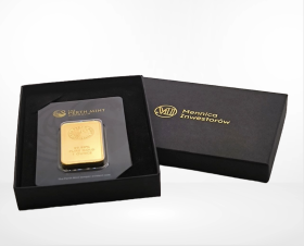 Opakowanie prezentowe na złotą sztabkę - Czarne z Logo