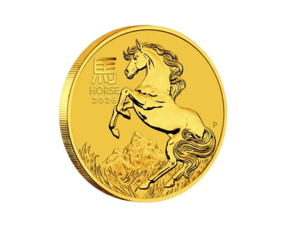 Rok Konia 2026 1/20 oz złota