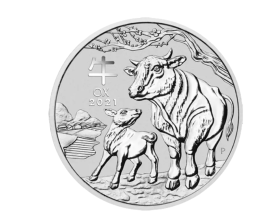 Srebrna Moneta Rok Wołu  1oz