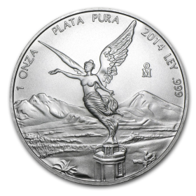 Srebrna Moneta Meksykański Libertad 2014 – Srebrna Moneta Bulionowa 1 oz