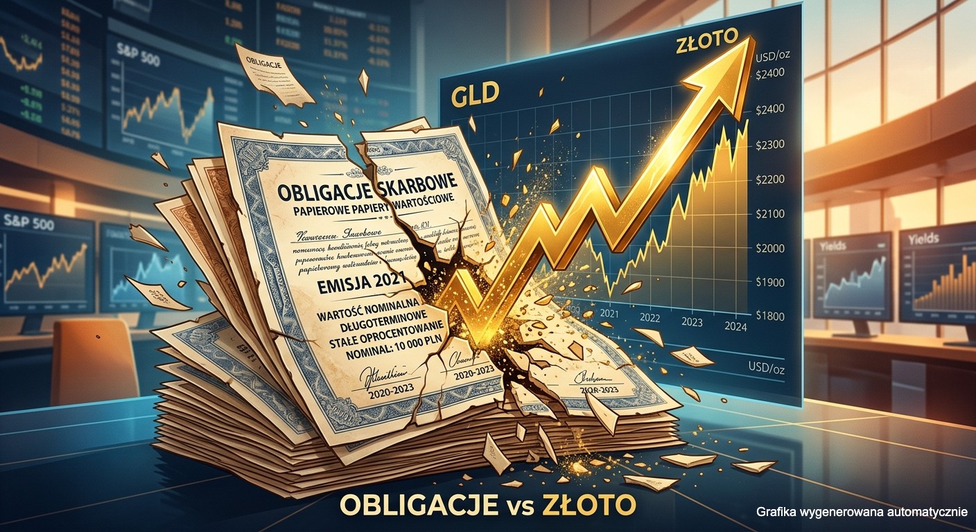 USA dają paliwo do wzrostów złota