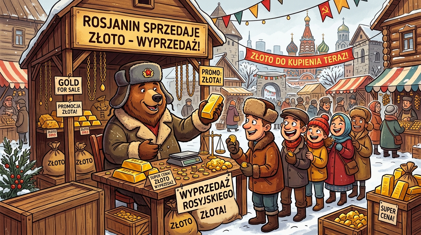 Rosja pozbywa się złota